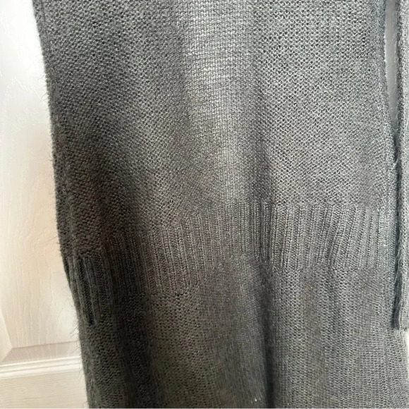 Suzy Shier Cardigan Open Front Grey Size Medium - Picture 11 of 16